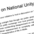 Conference on National Unity - Repubblika's Position Paper