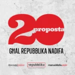 20 proposta għal repubblika nadifa