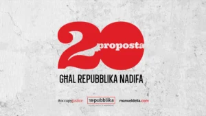 20 proposta għal repubblika nadifa