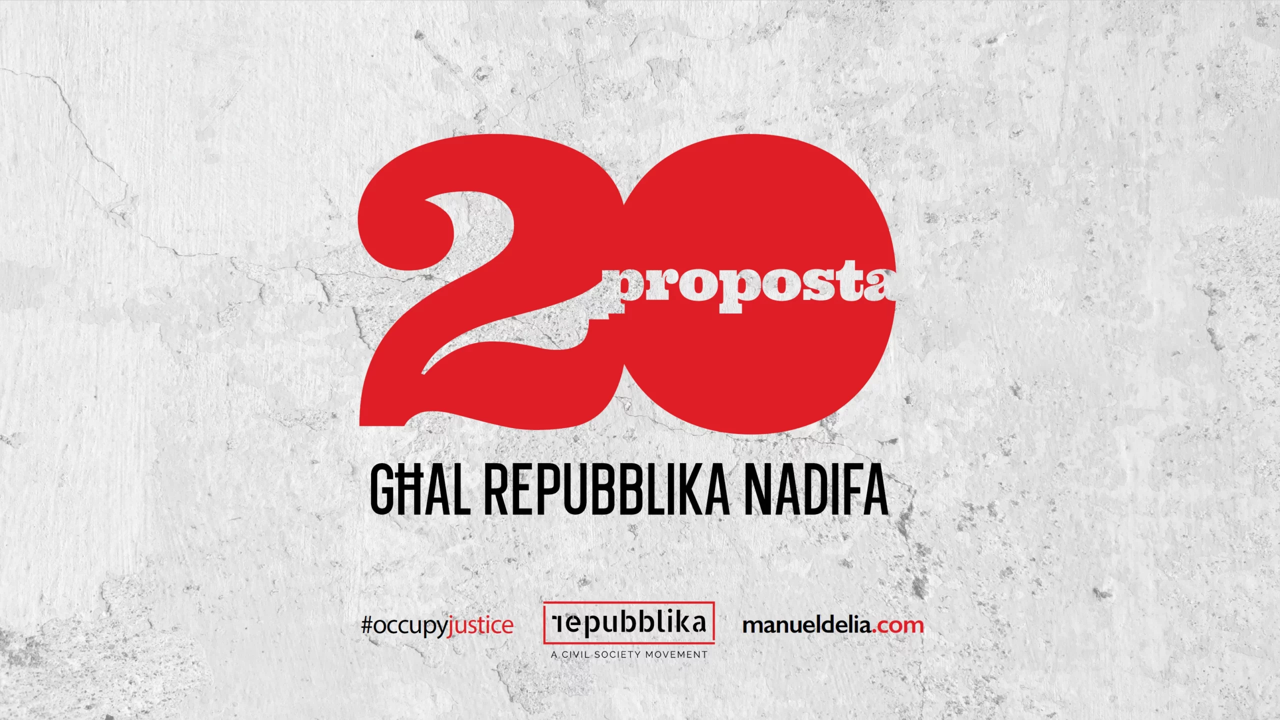 20 proposta għal repubblika nadifa