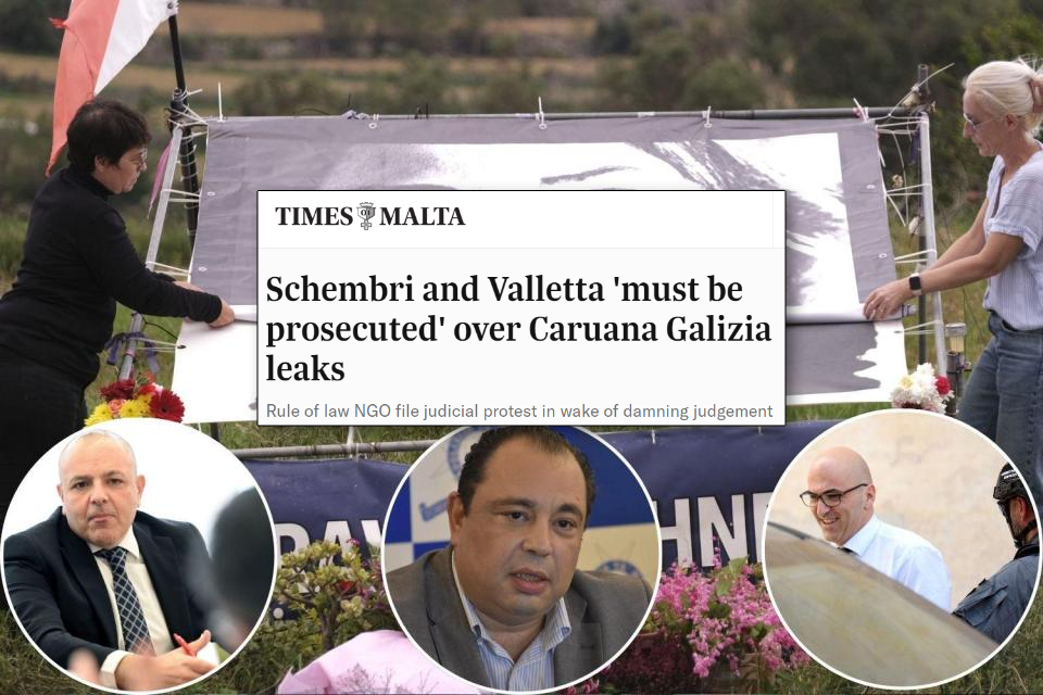 Schembri and Valletta Must Be Prosecuted
