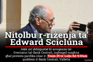 nitolbu r riżenja ta' edward scicluna